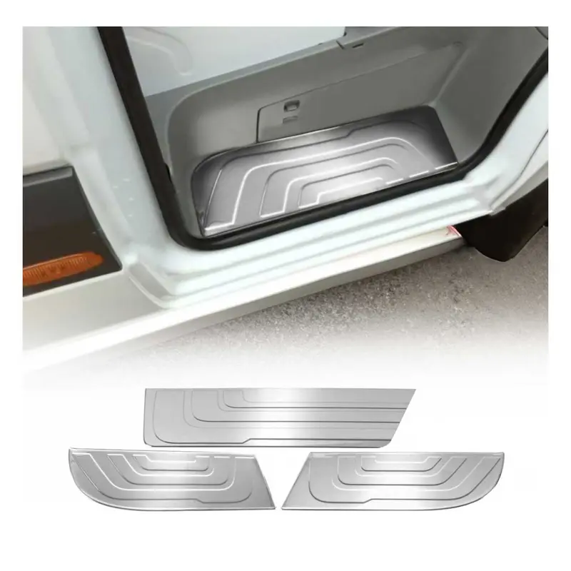 Couverture de Seuil de porte pour Mercedes Sprinter W907 2018-2026 inox 3x