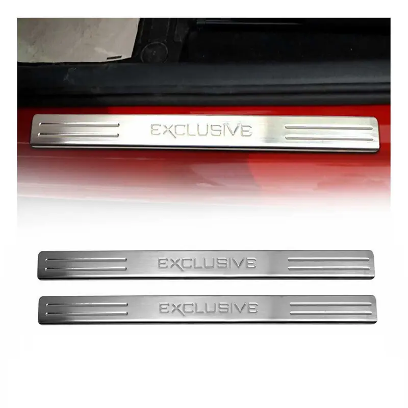 Couverture de Seuil de porte pour Mercedes Vito W447 2014-2026 acier chromé 2x