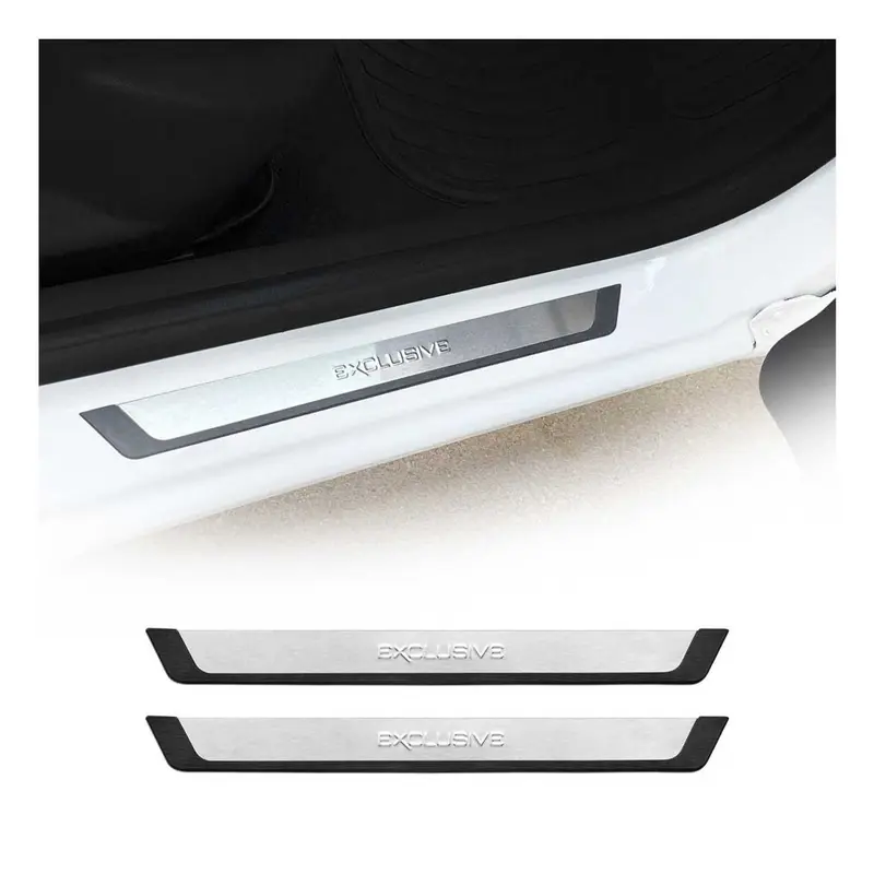 Couverture de seuil de porte pour MG HS PHEV/BYD Seal U 2023-2026 acier inox 2x