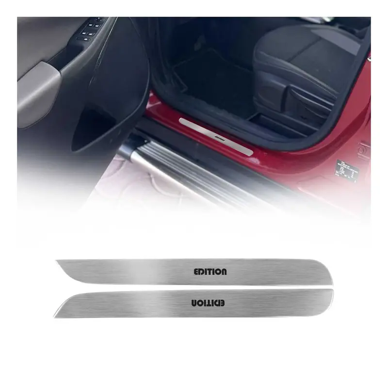 Couverture de Seuil de porte pour Opel Crossland X 2017- 2025 inox Exclusive 2x