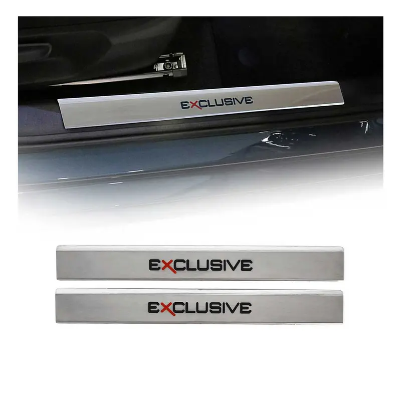 Couverture de Seuil de porte pour Skoda Scala 2019-2026 inox chromé Exclusive 2x
