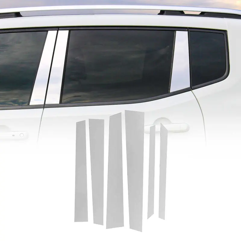 Couverture Garniture de pilier B pour Hyundai ix35 2010-2015 en acier inox 6Pcs