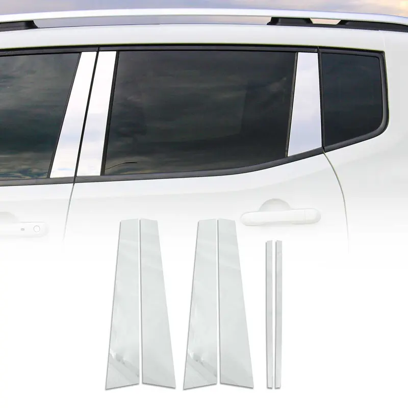 Couverture Garniture de pilier B pour Land Rover Freelander 2006-2015 inox 6Pcs