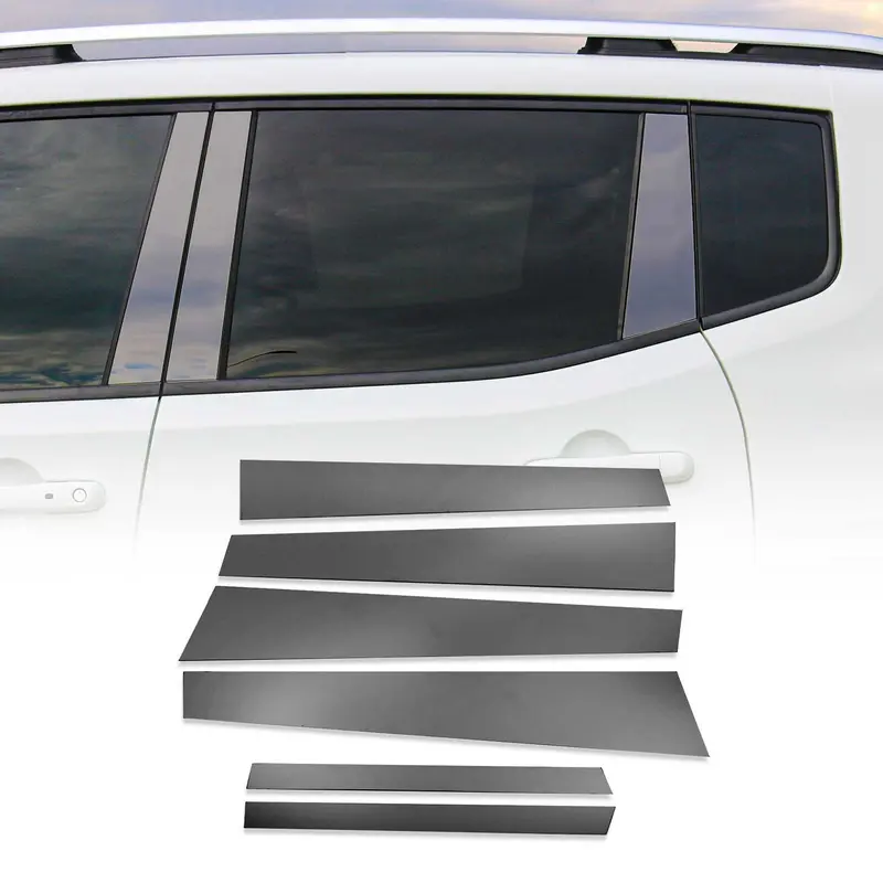 Couverture Garniture de pilier B pour Mercedes Classe S W221 2005-2013 Foncé