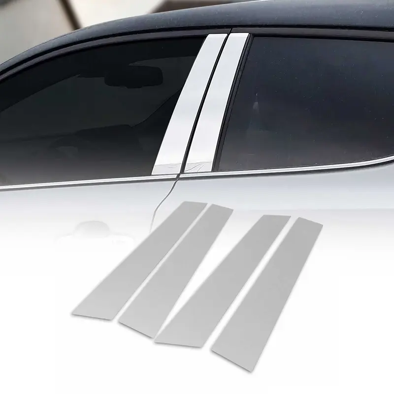 Couverture Garniture de pilier B pour Mini Countryman R60 2010-2017 inox 4Pcs