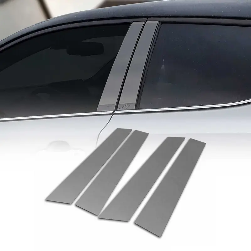 Couverture Garniture de pilier B pour Mini Countryman R60 2010-2017 inox Foncé