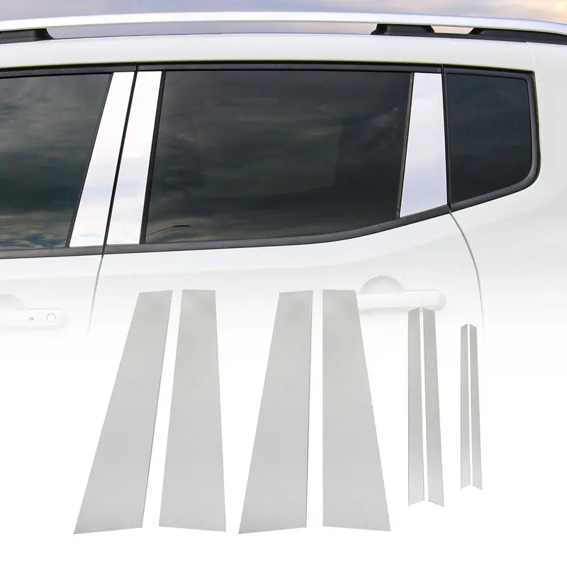 Couverture Garniture de pilier B pour Opel Insignia B 2017-2023 acier inox 8Pcs