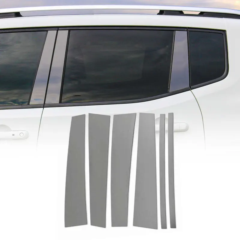 Couverture Garniture de pilier B pour Range Rover Sport 2005-2013 inox Foncé 6x