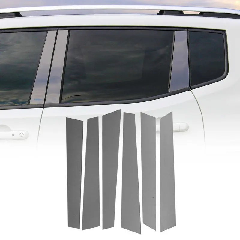Couverture Garniture de pilier B pour Range Rover Sport 2013-2020 inox Foncé 6x