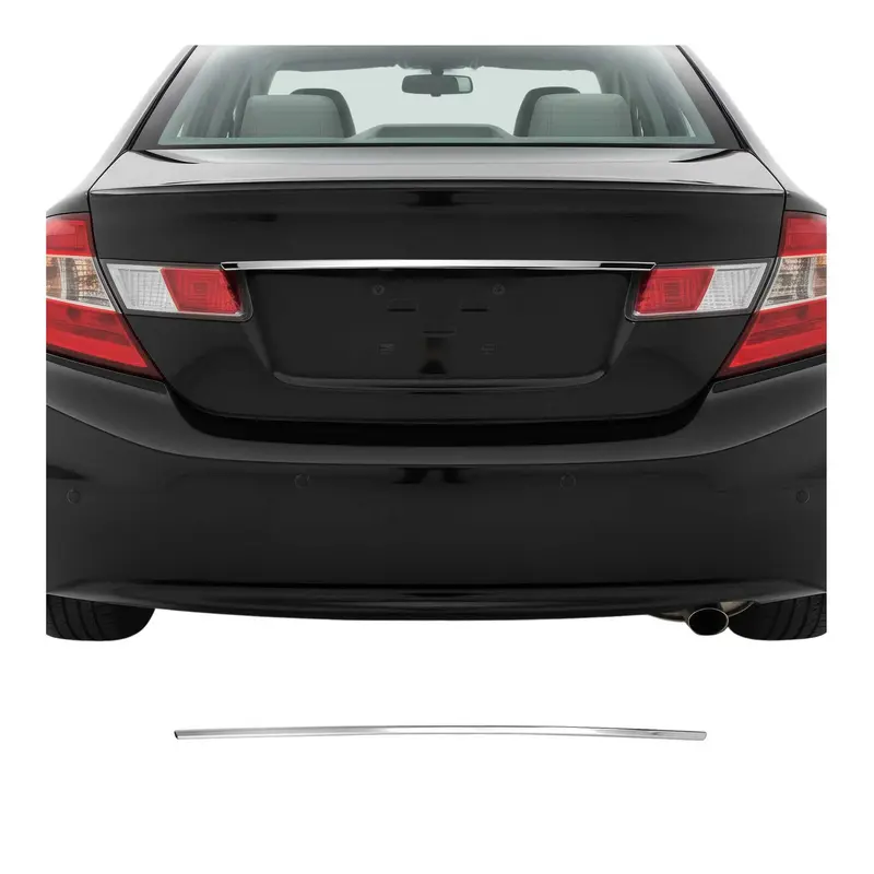 Couverture Poignée de Porte de Hayon Coffre pour Honda Civic 2012-2024 inox