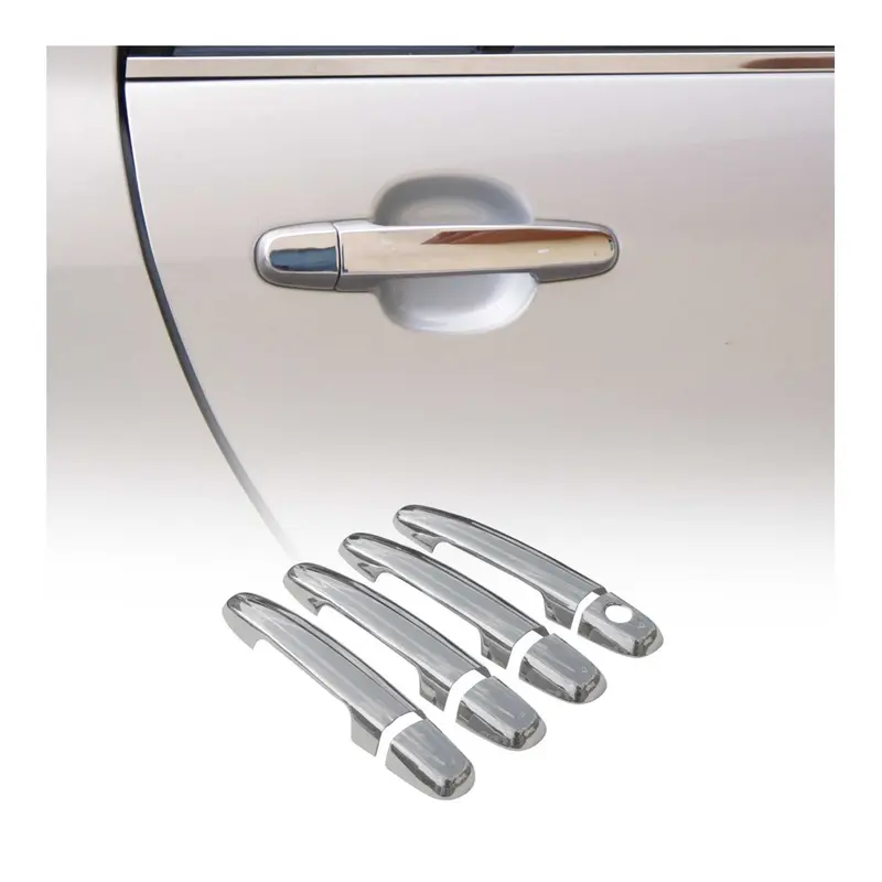 Couverture poignée de porte pour Citroen C1 II 2014-2021 4Portes Acier Inox 8Pcs