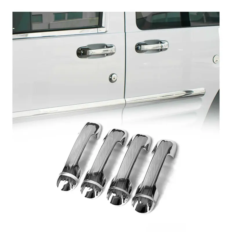 Couverture poignée de porte pour Ford Transit Tourneo Connect 2002-13 Acier 8Pcs