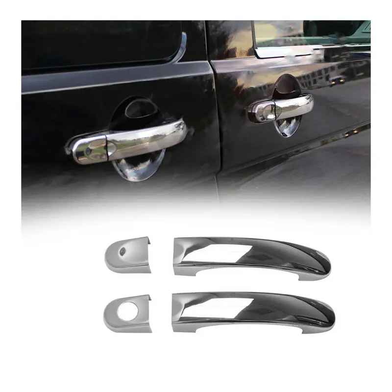 Couverture poignée de porte pour VW Multivan Caravelle T5 2003-2015 2Portes inox