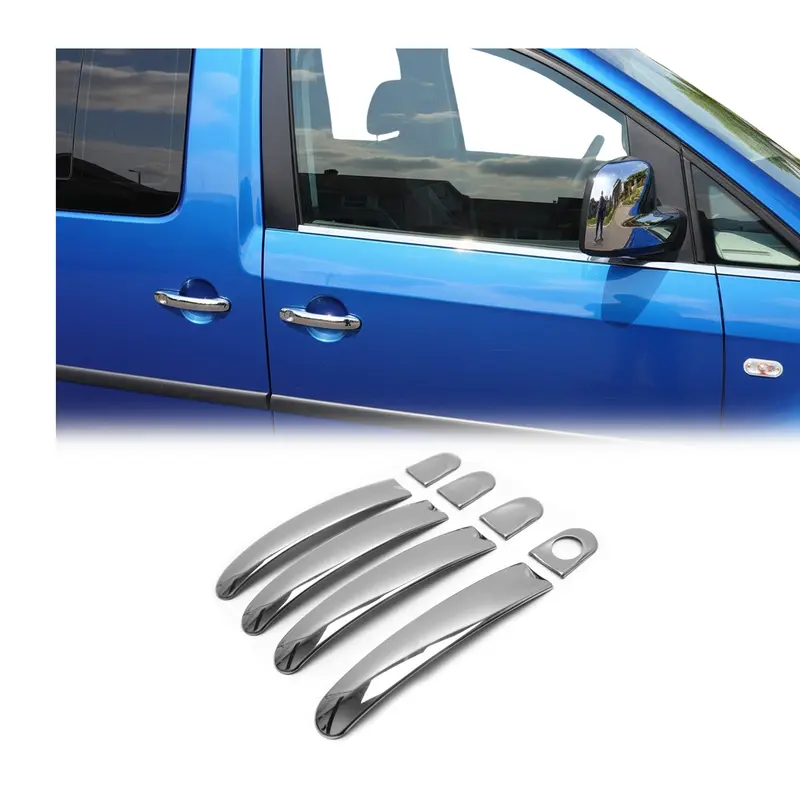 Couverture Poignée de porte pour VW T5 T6 Transporter tout 2003-22 4Portes Acier