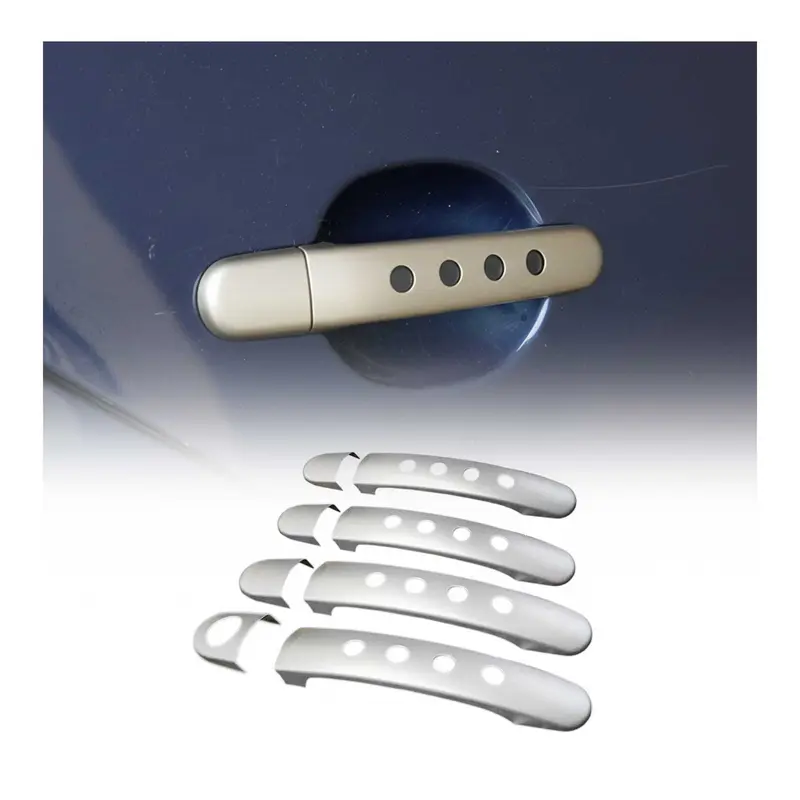 Couverture Poignée de porte pour VW Up 2011-2023 4 portes Acier inox 8Pcs
