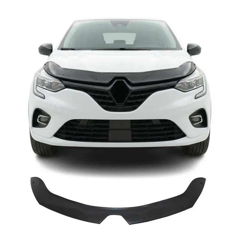 Déflecteur de Capot pour Renault Clio V 2019-2025 en Acrylique Noir