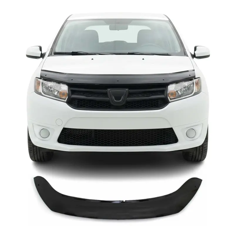 Deflecteurs d'air capot de voiture pour Dacia Lodgy 2012-2021 Acrylique Noir