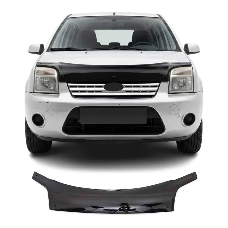 Deflecteurs d'air capot de voiture pour Ford Connect 2009-2014 Acrylique Noir