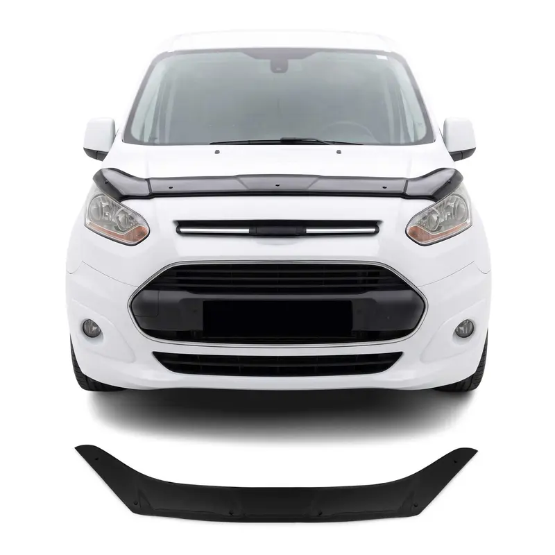 Deflecteurs d'air capot de voiture pour Ford Connect 2014-2019 Acrylique Noir