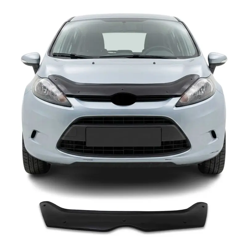 Deflecteurs d'air capot de voiture pour Ford Fiesta 2009-2013 HB Acrylique Noir