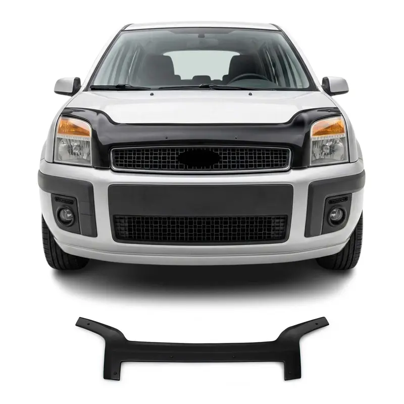 Deflecteurs d'air capot de voiture pour Ford Fusion 2002-2012 Acrylique Noir
