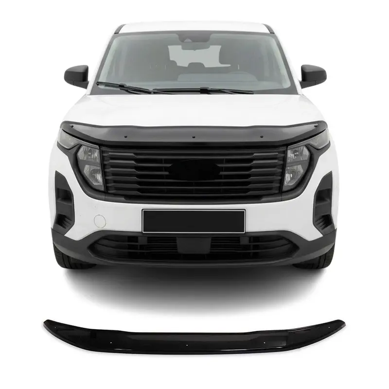 Deflecteurs d'air capot de voiture pour Ford Transit Courier 2023-2026 noir ABS