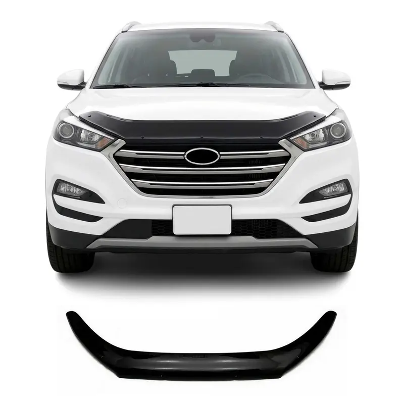 Deflecteurs d'air capot de voiture pour Hyundai Tucson 2015-2021 Acrylique Noir