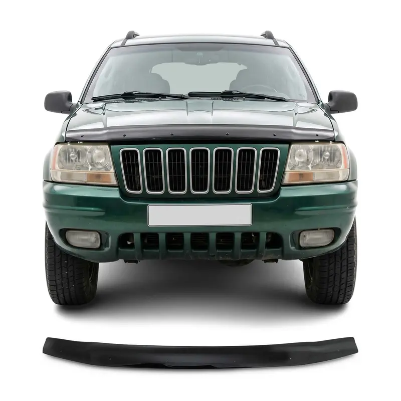 Deflecteurs d'air capot de voiture pour Jeep Grand Cherokee SUV 1998-2005 Noir
