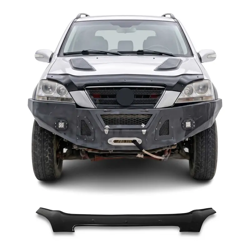 Deflecteurs d'air capot de voiture pour Kia Sorento 2002-2009 SUV Acrylique Noir