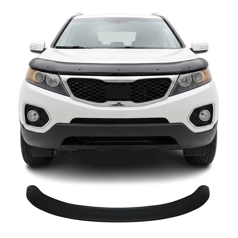 Deflecteurs d'air capot de voiture pour Kia Sorento 2009-2014 SUV Acrylique Noir