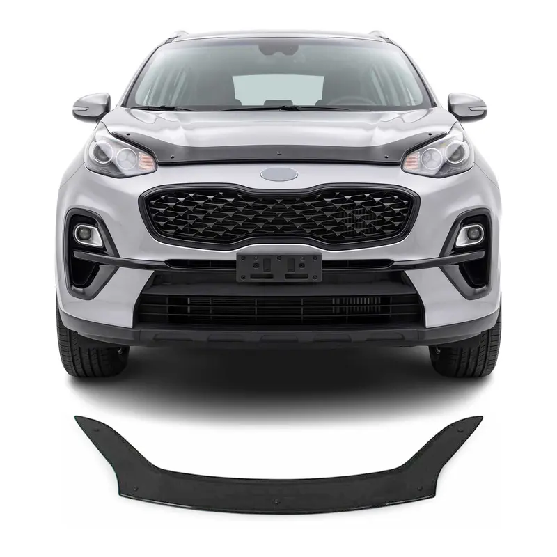 Deflecteurs d'air capot de voiture pour Kia Sportage 2015-2021 Acrylique Noir