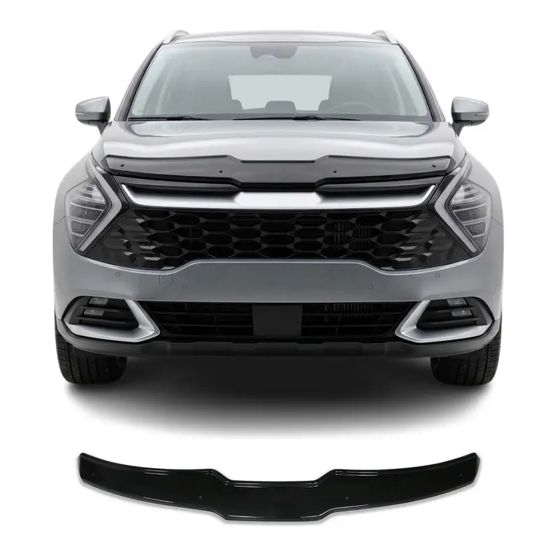 Deflecteurs d'air capot de voiture pour Kia Sportage 2023-2026 SUV en ABS Noir