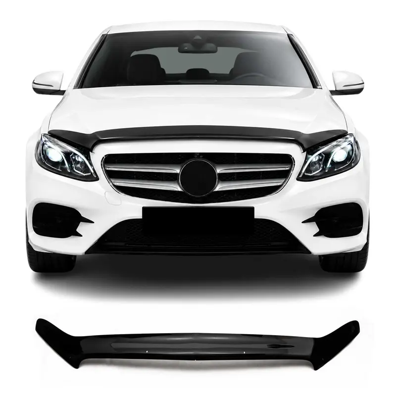Deflecteurs d'air capot de voiture pour Mercedes Classe E W213 2016-23 Acrylique