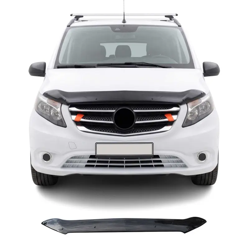 Deflecteurs d'air capot de voiture pour Mercedes Vito W447 2014-2026 Acrylique