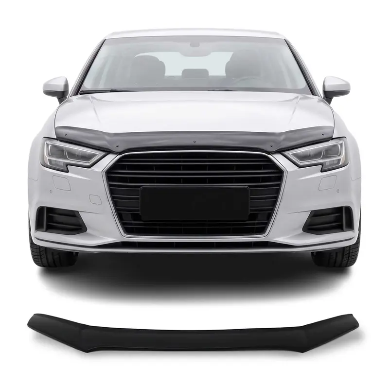 Deflecteurs d'air capot de voiture pour Protection pour Audi A3 8V 2012-20 Noir