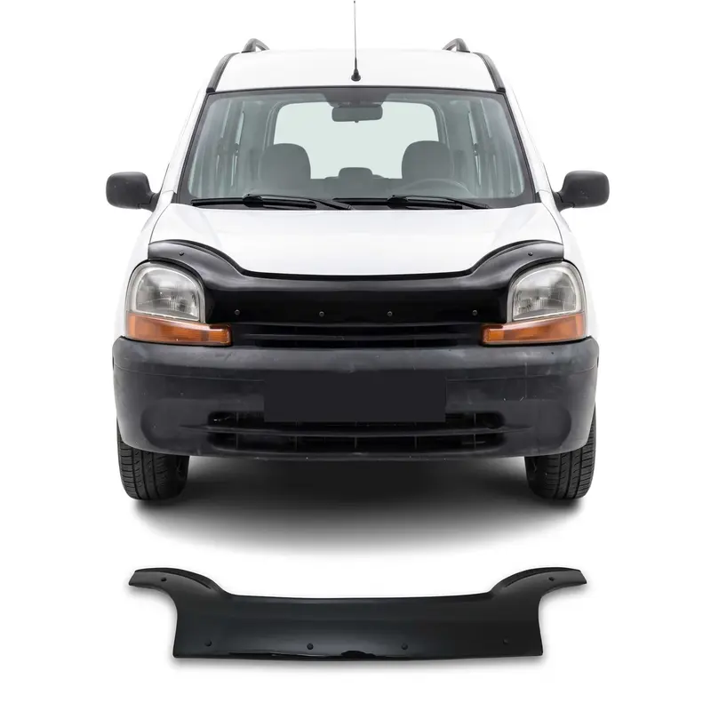 Deflecteurs d'air capot de voiture pour Renault Kangoo 1998-2007 Acrylique Noir