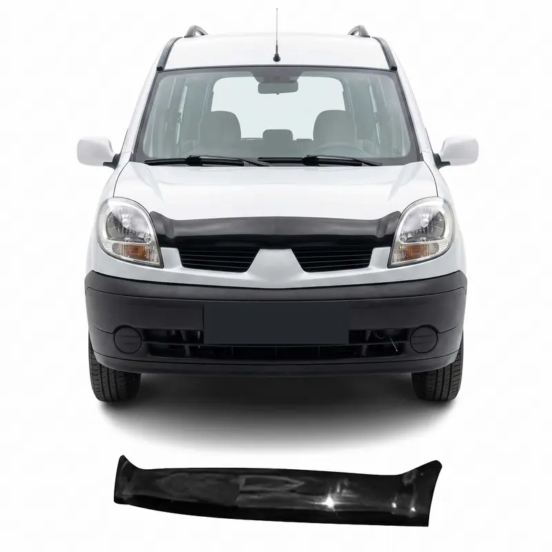 Deflecteurs d'air capot de voiture pour Renault Kangoo 2007-2012 Acrylique Noir