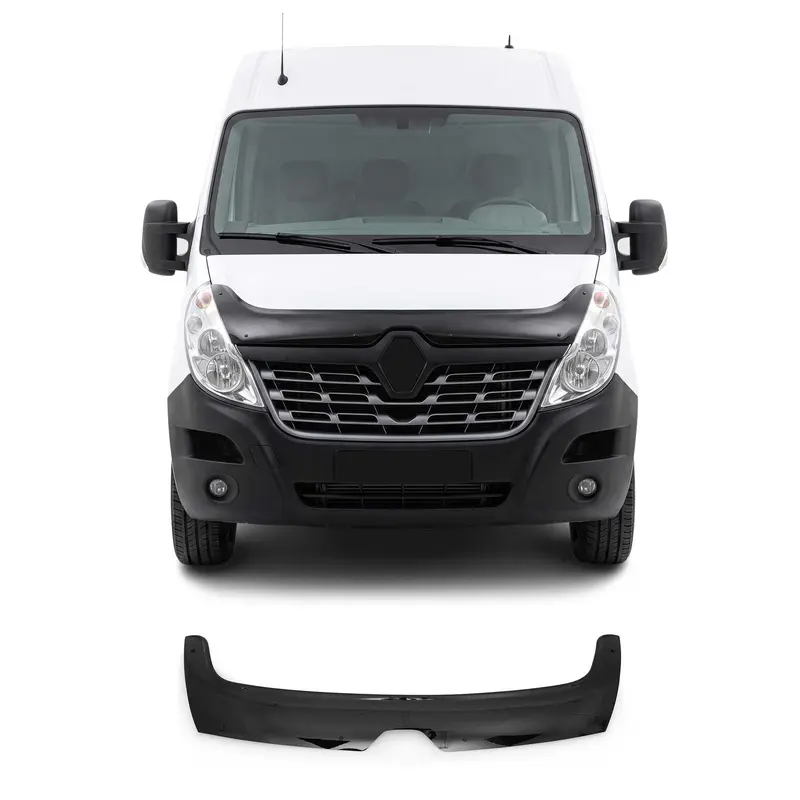 Deflecteurs d'air capot de voiture pour Renault Master 2014-2020 Acrylique Noir