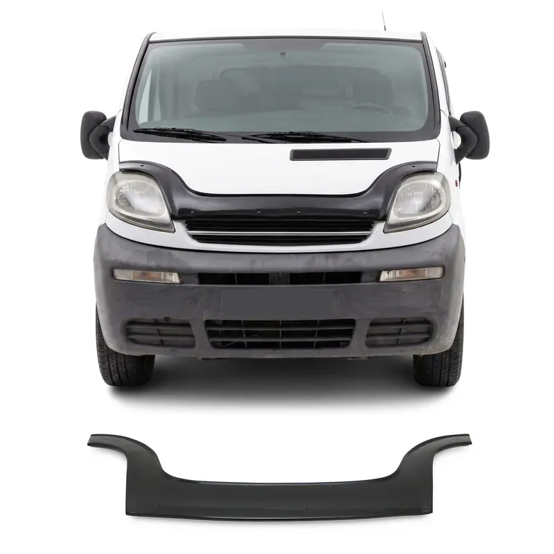 Deflecteurs d'air capot de voiture pour Renault Trafic 2001-2014 Acrylique Noir
