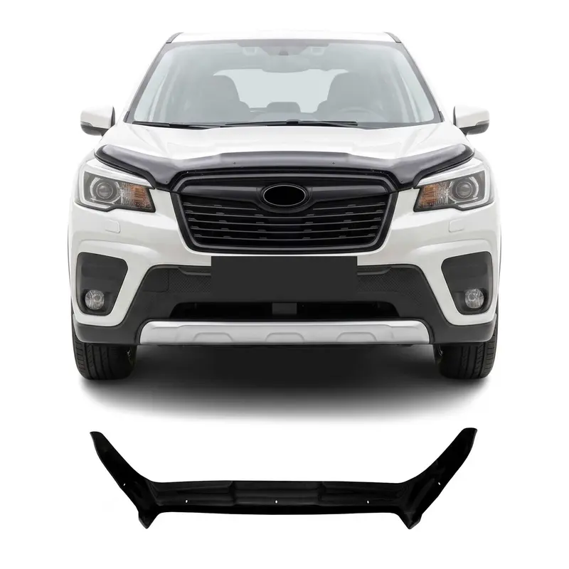 Deflecteurs d'air capot de voiture pour Subaru Forester V 2018-25 Acrylique Noir