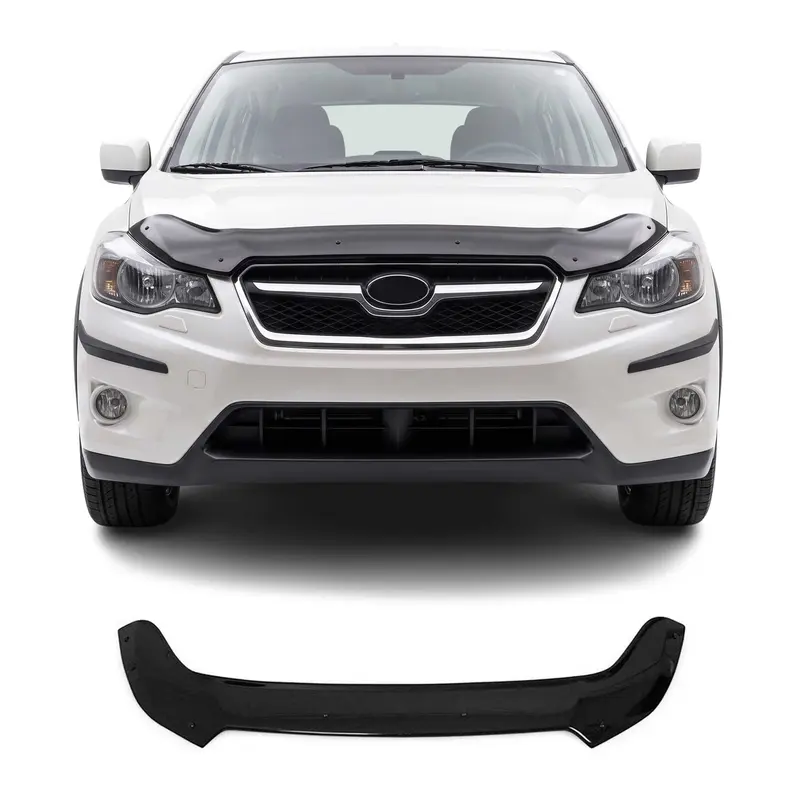 Deflecteurs d'air capot de voiture pour Subaru XV 2012-2016 SUV Acrylique Noir