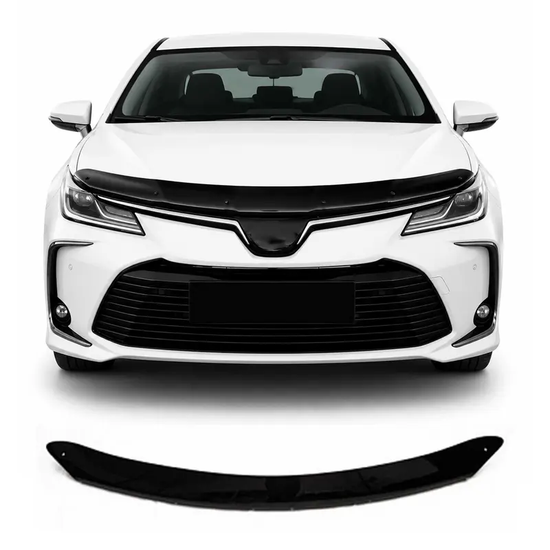 Deflecteurs d'air capot de voiture pour Toyota Corolla 2019-2026 Acrylique Noir