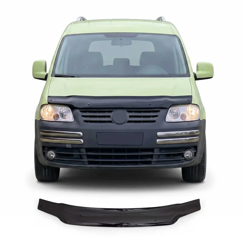 Deflecteurs d'air capot de voiture pour VW Caddy 2004-2010 Acrylique Noir