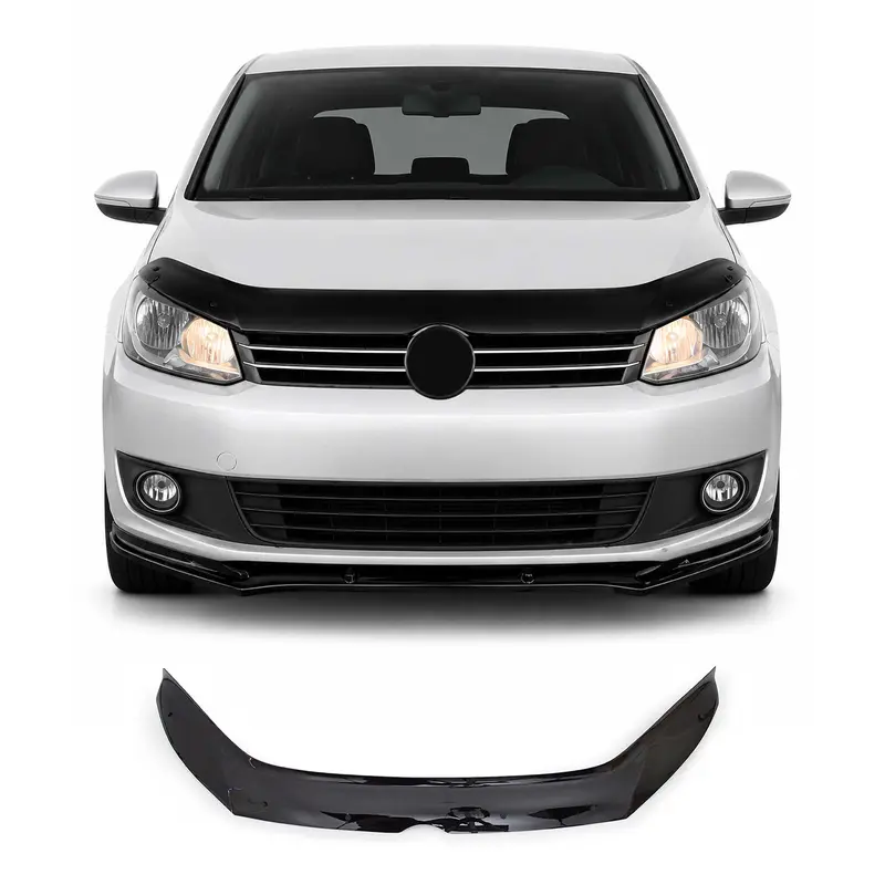 Deflecteurs d'air capot de voiture pour VW Caddy 2010-2015 Acrylique Noir