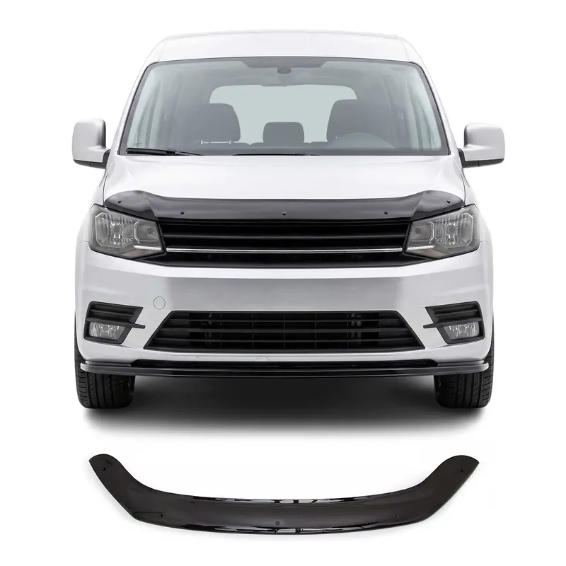 Deflecteurs d'air capot de voiture pour VW Caddy 2015-2020 Acrylique Noir