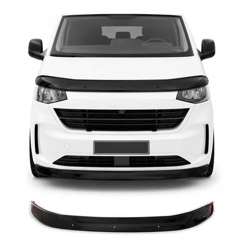 Deflecteurs d'air capot de voiture pour VW T7 Transporter 2024-2026 1Pc noir ABS