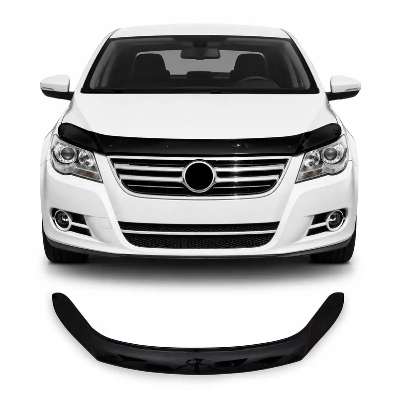 Deflecteurs d'air capot de voiture pour VW Tiguan 5N mk1 2007-2016 Acryl Noir