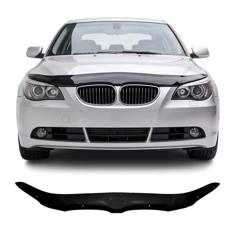 Deflecteurs d'air de capot pour BMW Série 5 E60 E61 Berline Break 2003-2010 Noir