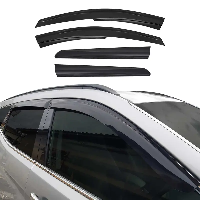Déflecteurs De Vent Pluie D'air pour Dacia Duster 2010-2016 Acrylique 4 Pcs