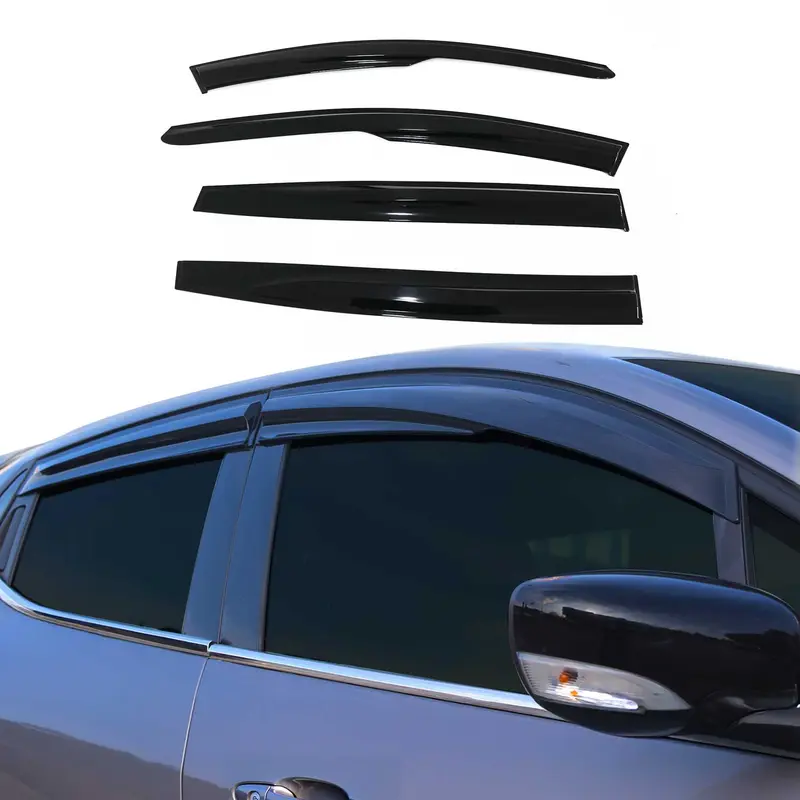 Déflecteurs De Vent Pluie D'air pour Dacia Sandero 2021-2026 Acrylique 4 Pcs